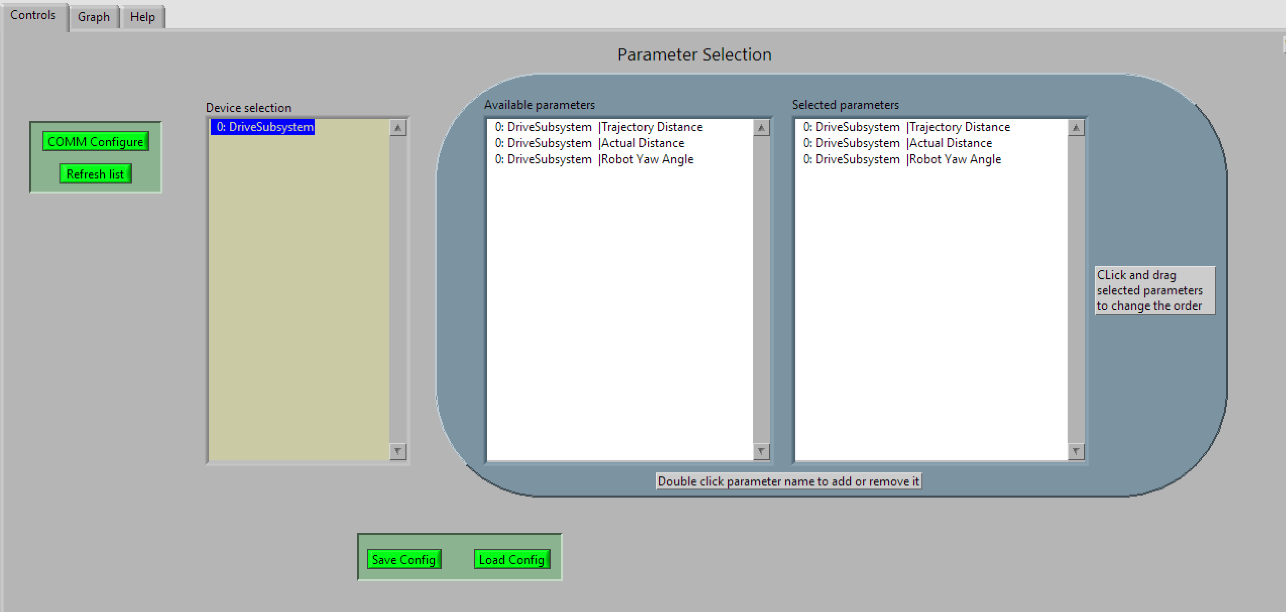 grapher configuration